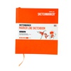 фотография Скетчбук sketchmarker marker line 160г/м2 163х163мм, 48л тв. обложка, цв.оранжевый