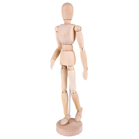 О товаре: манекен человека представляет собой деревянную куклу, сочленения которой, в месте расположения основных суставов, закреплены на специальных…