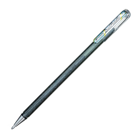 фото Ручка с гелевыми чернилами pentel 1,0 мм, серебро