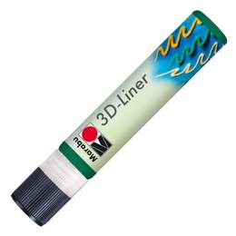картинка Контур объемный, серия 3d-liner, цвет зеленый, объем 25 мл, marabu