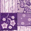 фото Бумага для декопатча decopatch, 498 лоскуты фиолет