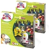 картинка Набор полимерной глины fimo kids монстр 4 цвета по 42 г + стек