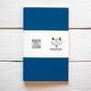 изображение Скетчбук для маркеров maxgoodz classic marker двухсторонний, синий, 13х21 см, 20 листов, 220 г/м2, на нитке