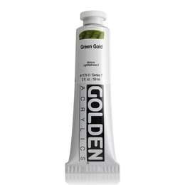 изображение Краска акриловая golden heavy body, туба 59 мл, № 1170 золото зелёное