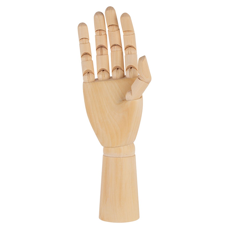картинка Модель деревянная сонет - правая рука, мужская, 30 см