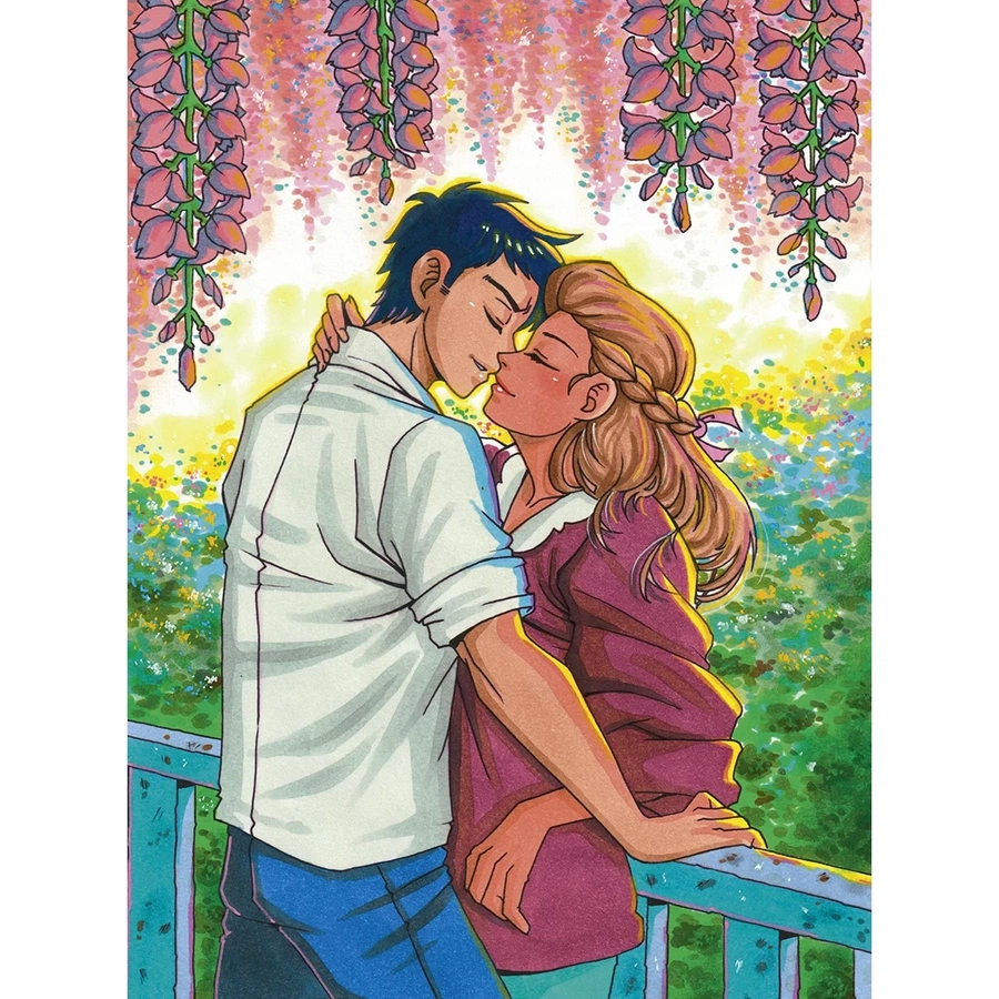 фотография Скетчбук shojo (сёдзё) нарисуй героев манги маркерами (голубая обложка)