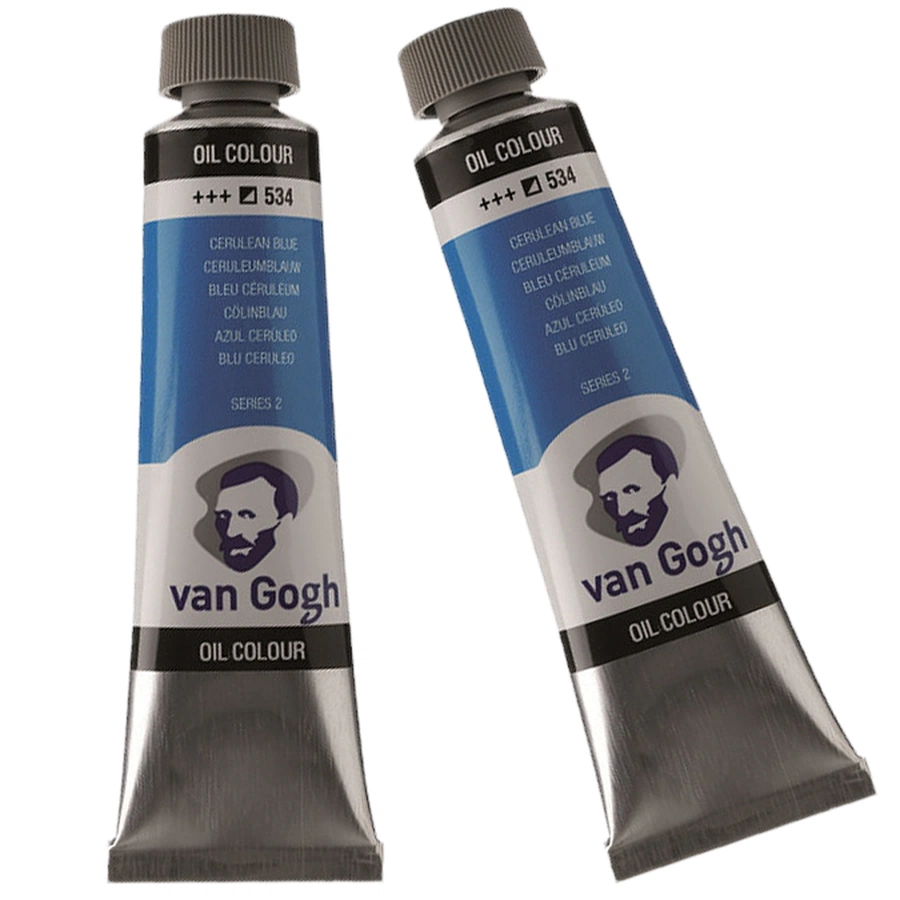 изображение Комплект "краска масляная van gogh туба 40мл №534 лазурно-синий" 2 шт.