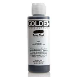 фото Краска акриловая golden fluid, банка 118 мл, № 2010 кость жжёная