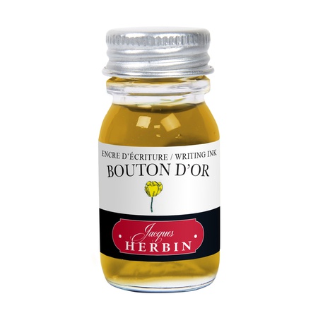 изображение Чернила в банке herbin,  10 мл, bouton d'or желтый