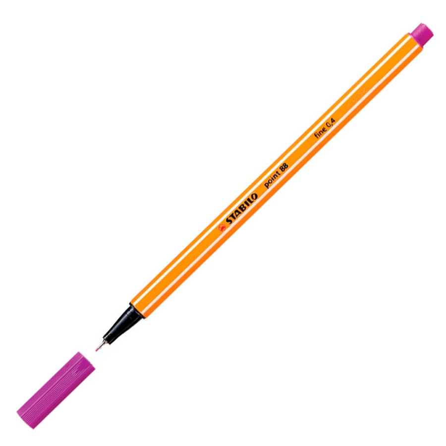 картинка Ручка капиллярная цвет сиреневый stabilo88