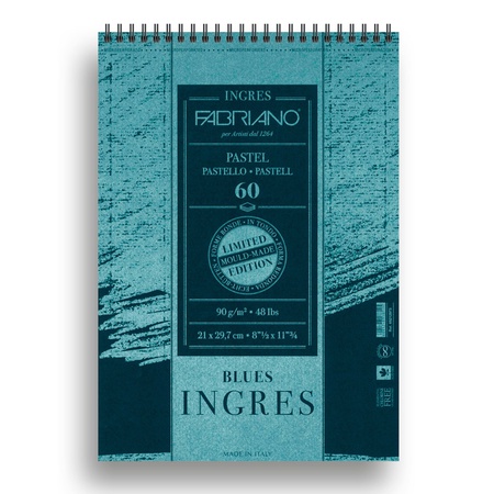 Альбом для пастели Fabriano Ingres Limited Edition для сухих техник: пастель, уголь, карандаши. В альбоме 60 листов пастельной бумаги с вержированной…