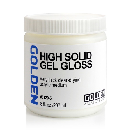 Golden High Solid Gel Gloss - многофункциональный глянцевый гель для создания различных текстур. Гель можно использовать для создания глазури, увелич…