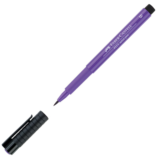 Ручка-кисть капиллярная Faber-Castell Pitt Artist Pen Brush 136 пурпурно-фиолетовый