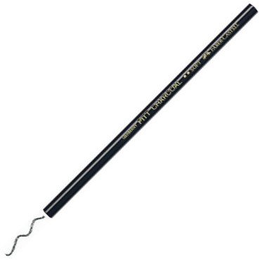 Карандаш угольный Faber-Castell Pitt Monochrome чёрный средний