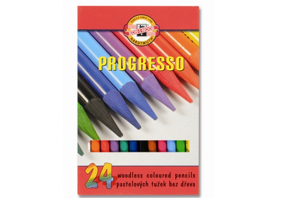 Набор цветных карандашей Koh-i-noor Progresso, 24 цвета, в лаке