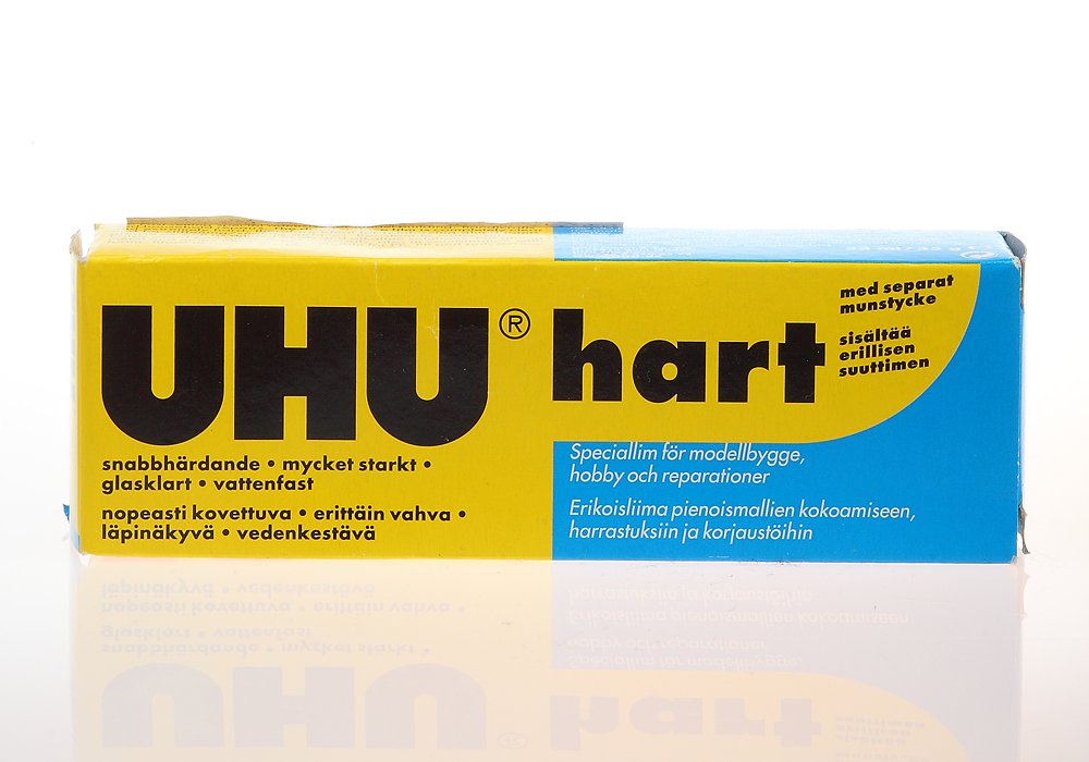 Клей UHU универсальный Hart для жесткого пластика, быстросохнущий, 35 г ...