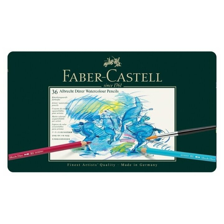 Набор акварельных карандашей Faber-Castell Albrecht Durer 36 цветов в металле